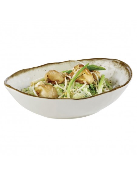 APS Stone Art Oval Bowl 285mm length