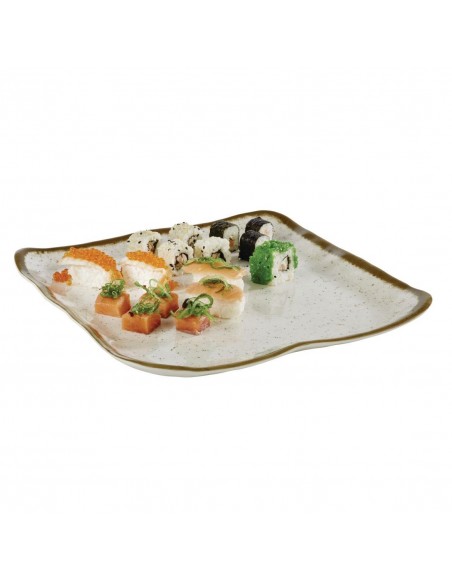 APS Stone Art Square Plate 330mm