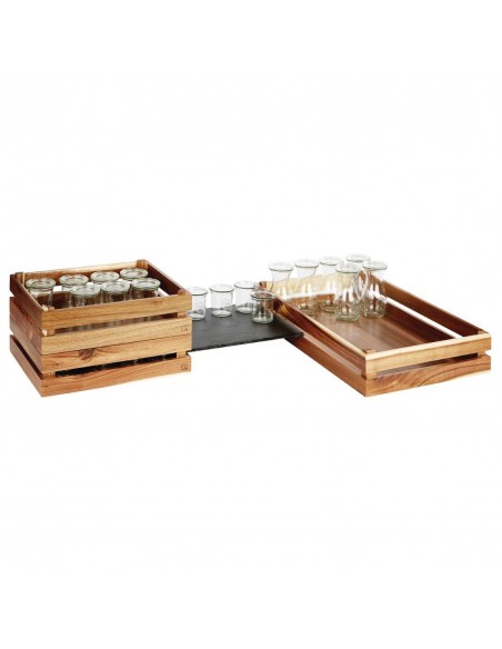 APS Superbox Buffet Crate Acacia GN1/1