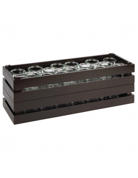 APS Superbox Buffet Crate Black GN2/4