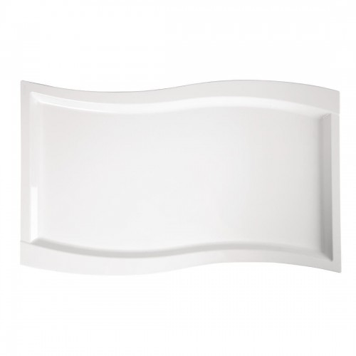 APS Wave Melamine Platter White GN 1/1
