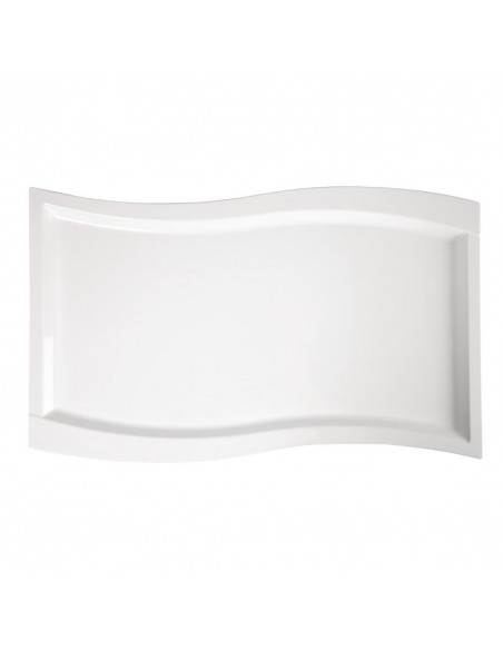 APS Wave Melamine Platter White GN 1/1