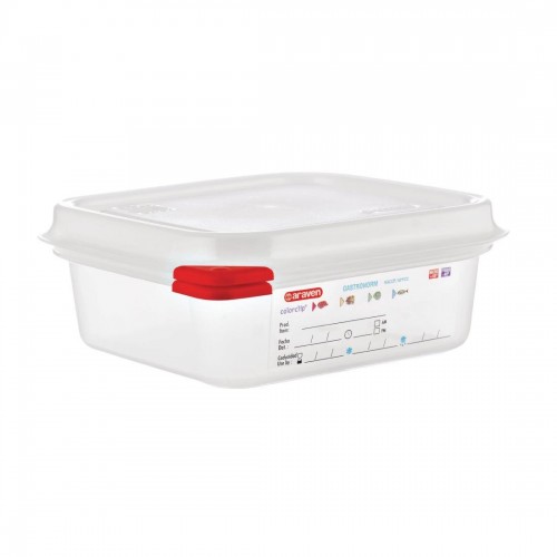 Araven 1/6GN Food Containers 1.1Ltr With Lid