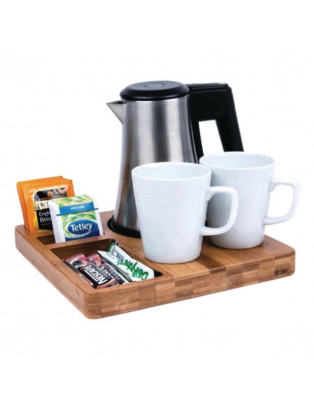 Bamboo Hotel Room Welcome Tray