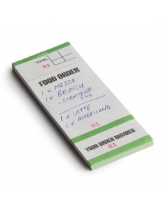 Bar Food Order Pad