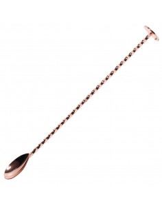 Bar Spoon Twisted Copper