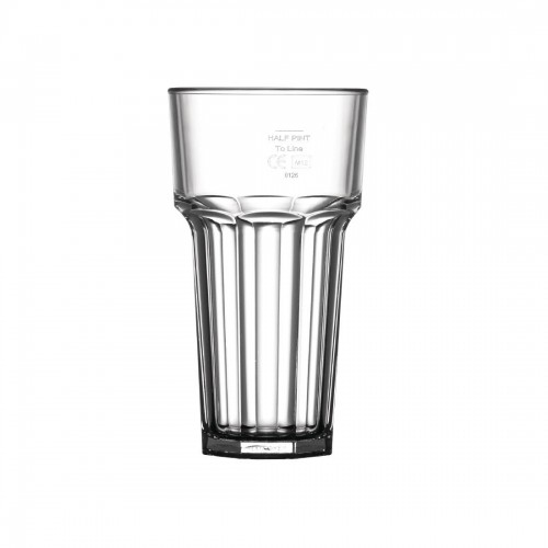 Polycarbonate American Hi Ball Glasses 340ml CE Marked at 285ml