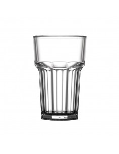 Polycarbonate Nucleated American Hi Ball Glasses 285ml CE Marked