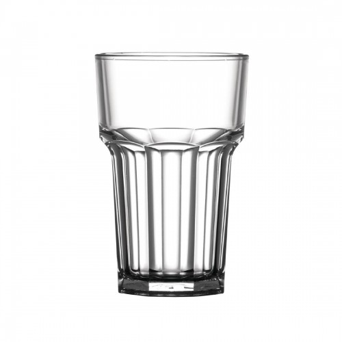 Polycarbonate Nucleated American Hi Ball Glasses 285ml CE Marked
