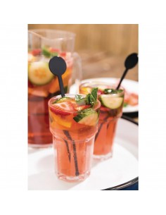 Polycarbonate Nucleated American Hi Ball Glasses 285ml CE Marked 2