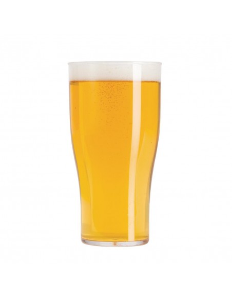 Polycarbonate Nucleated Beer Glasses 570ml CE Marked