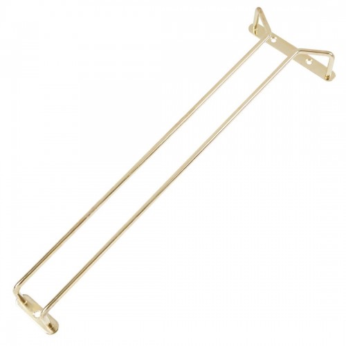 Brass Wine Glass Rack 16in