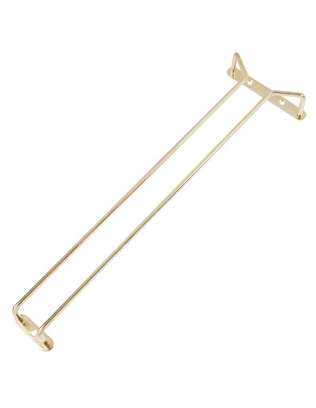 Brass Wine Glass Rack 16in