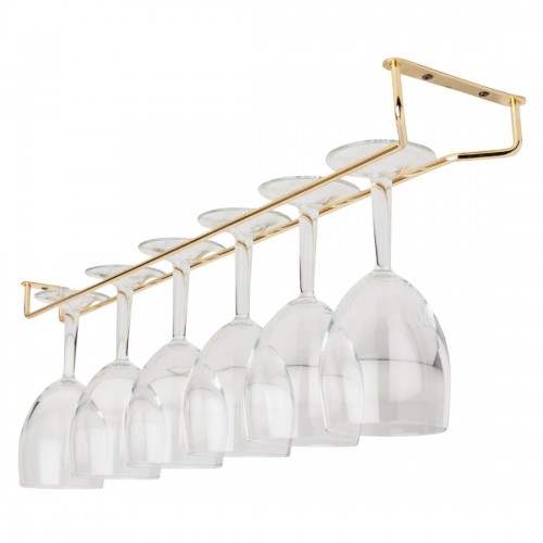 Brass Wine Glass Rack 24in