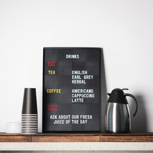 Beaumont Peg Board 20mm Letters 540 Characters Yellow