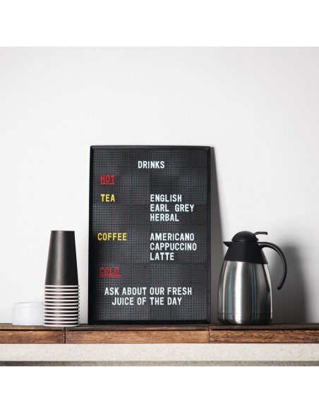 Beaumont Peg Board 20mm Letters 540 Characters Yellow