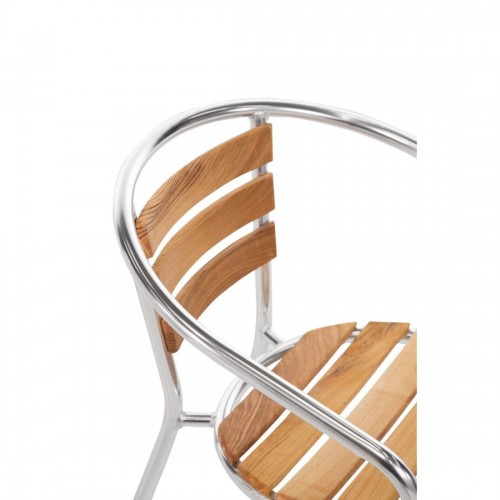 Aluminium and Ash Chair 730mm (Pack of 4)