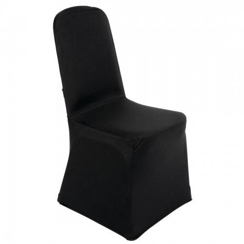 Bolero Banquet Chair Cover Black Dp923 Next Day Catering