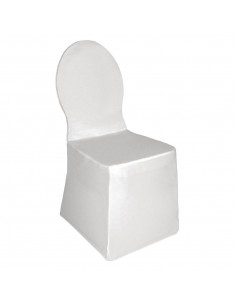 Bolero Banquet Chair Cover White 2