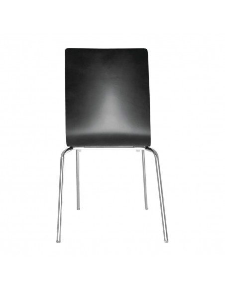 Bolero Black Square Back Sidechair (Pack of 4)