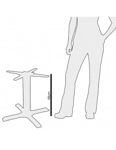 Bolero Cast Iron Coffee Height Table Base 2