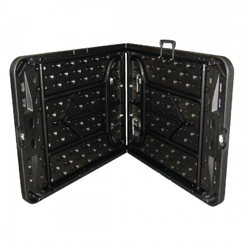 Centre Folding Utility Table 6ft Black