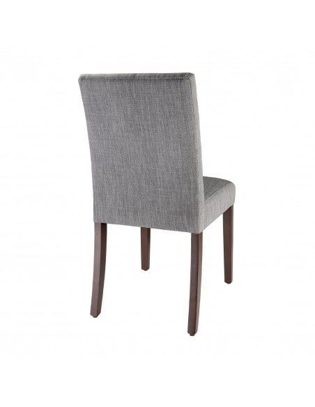 Bolero Chiswick Dining Chairs Charcoal Grey (Pack of 2)