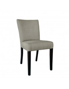 Bolero Contemporary Dining Chair Natural Hessian Pack of 2