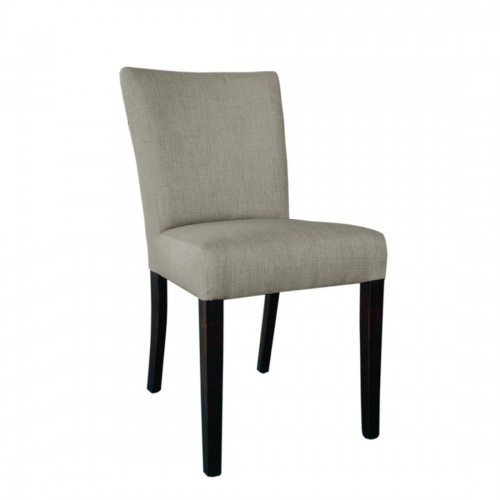 Bolero Contemporary Dining Chair Natural Hessian Pack of 2