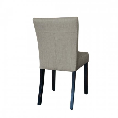 Bolero Contemporary Dining Chair Natural Hessian Pack of 2