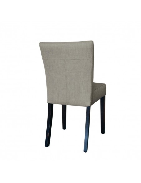 Bolero Contemporary Dining Chair Natural Hessian Pack of 2