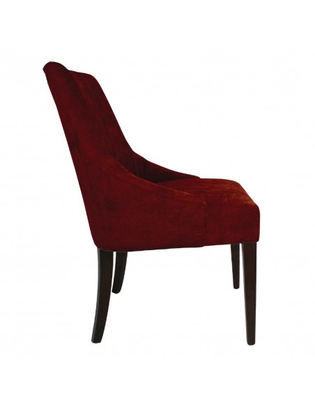 Bolero Dark Red Finesse Dining Chairs (Pack of 2)