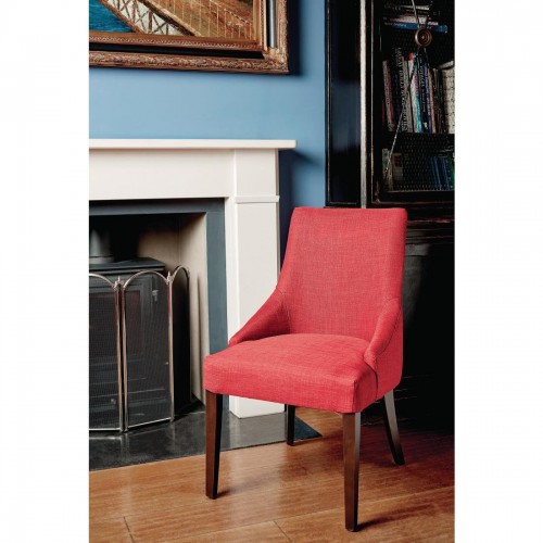 Bolero Dark Red Finesse Dining Chairs (Pack of 2)