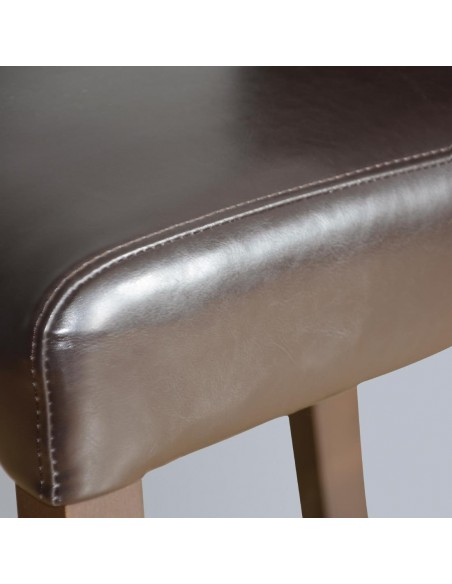 Bolero Faux Leather High Bar Stool