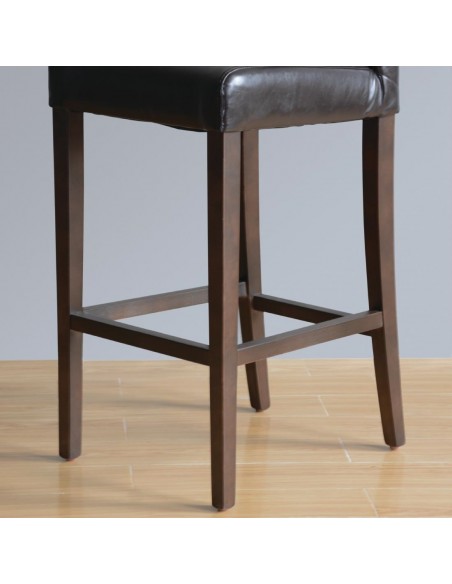 Bolero Faux Leather High Bar Stool
