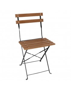 Bolero Faux Wood Bistro Chairs
