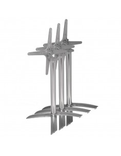 Bolero Flip Top Aluminium Table Base 2