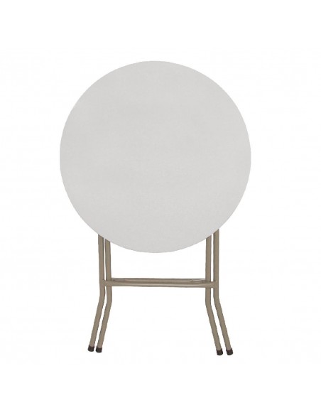 Bolero Round Folding Table 600mm, Circular Fold Down Table