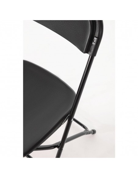 Bolero Folding Chair Black (Pack of 10)