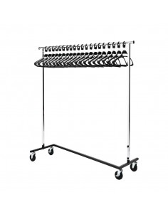 Bolero Garment Rail with 20 Hangers (Direct)