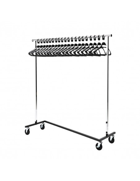 Bolero Garment Rail with 20 Hangers (Direct)
