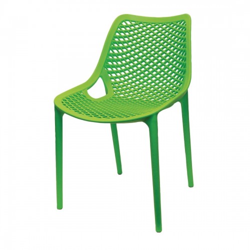 Bolero Green PP Mesh Side Chair (Pack of 4)