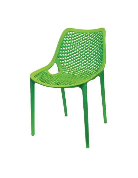 Bolero Green PP Mesh Side Chair (Pack of 4)