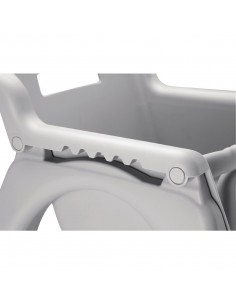 Bolero Grey PP Stackable High Chair 2