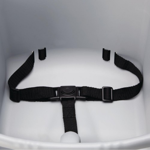 Bolero Grey PP Stackable High Chair