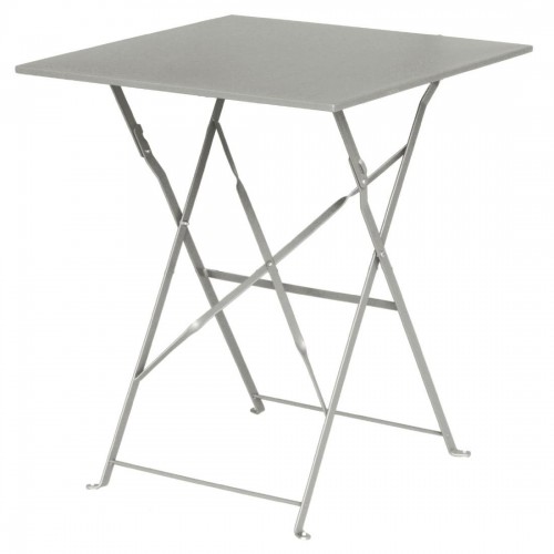 Bolero Grey Pavement Style Steel Table Square