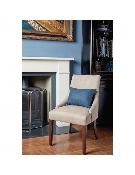 Bolero Neutral Finesse Dining Chairs (Pack of 2)