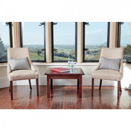 Bolero Neutral Finesse Dining Chairs (Pack of 2)