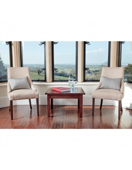 Bolero Neutral Finesse Dining Chairs (Pack of 2)