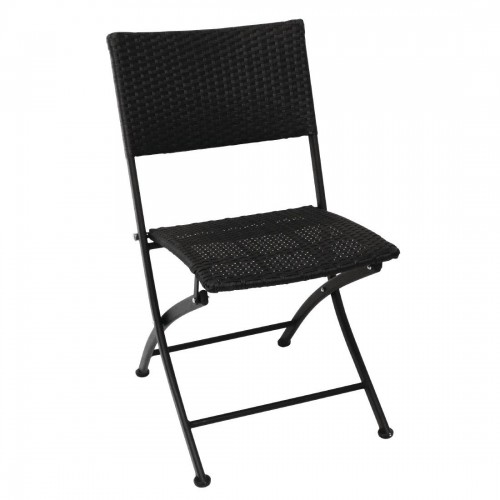 Bolero PE Wicker Folding Chairs (Pack of 2)